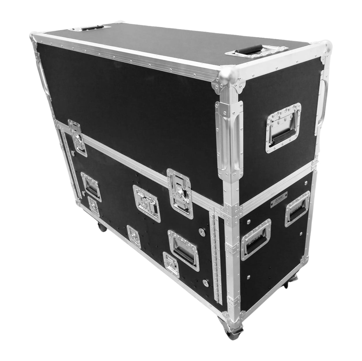 ProX Allen and Heath DLive S5000 Flip-Ready Hydraulic Console Easy Retracting Lifting 2U Rack Space Detachable Case by ZCASE