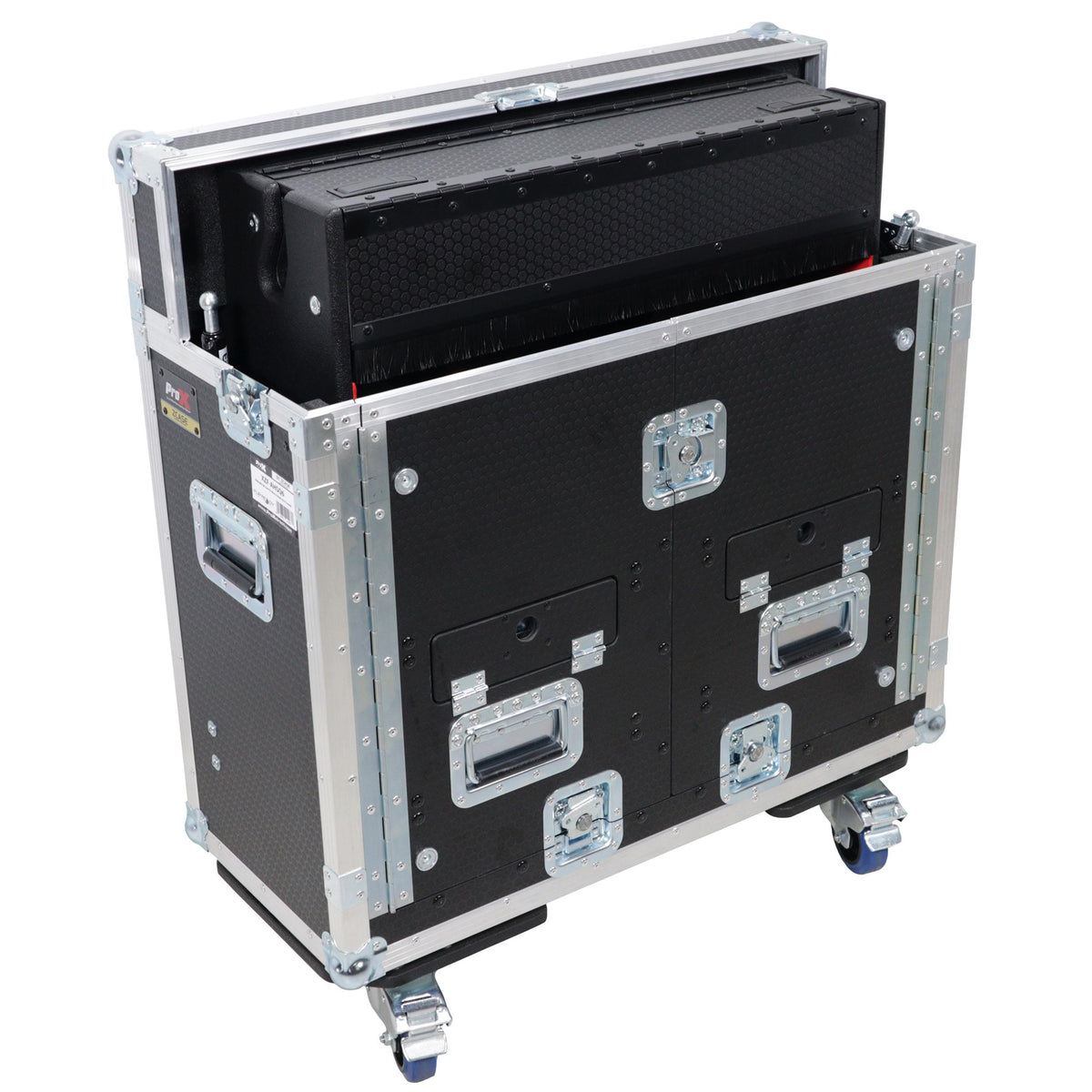 ProX Allen and Heath SQ-6 Flip-Ready Hydraulic Console Easy Retracting Lifting Case by ZCASE.