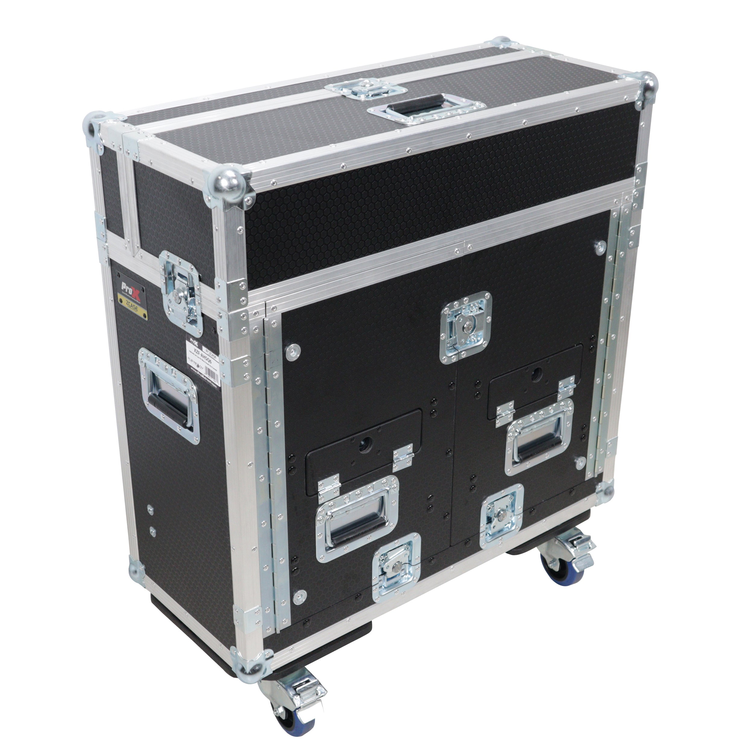 ProX Allen and Heath SQ-6 Flip-Ready Hydraulic Console Easy Retracting Lifting Case by ZCASE