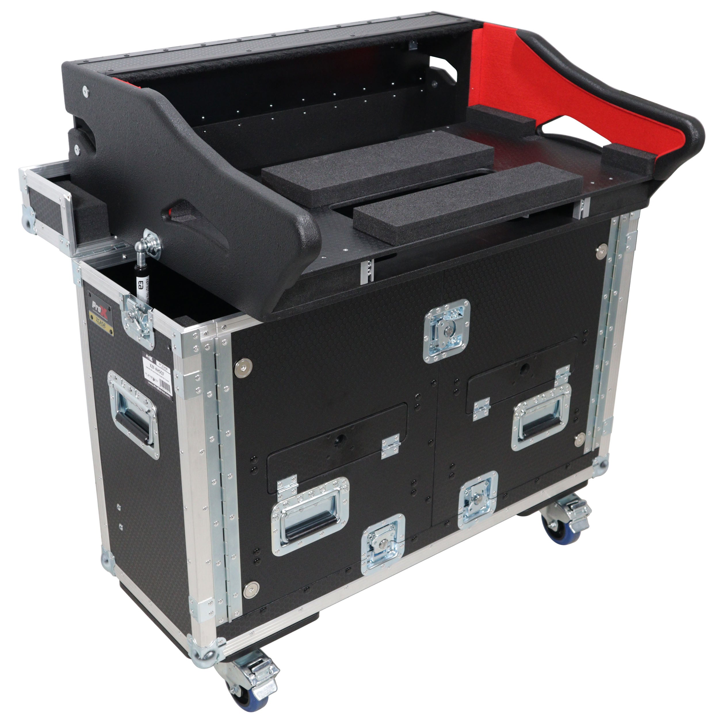 ProX Allen and Heath SQ7 Flip-Ready Hydraulic Console Easy Retracting Lifting Case by ZCASE