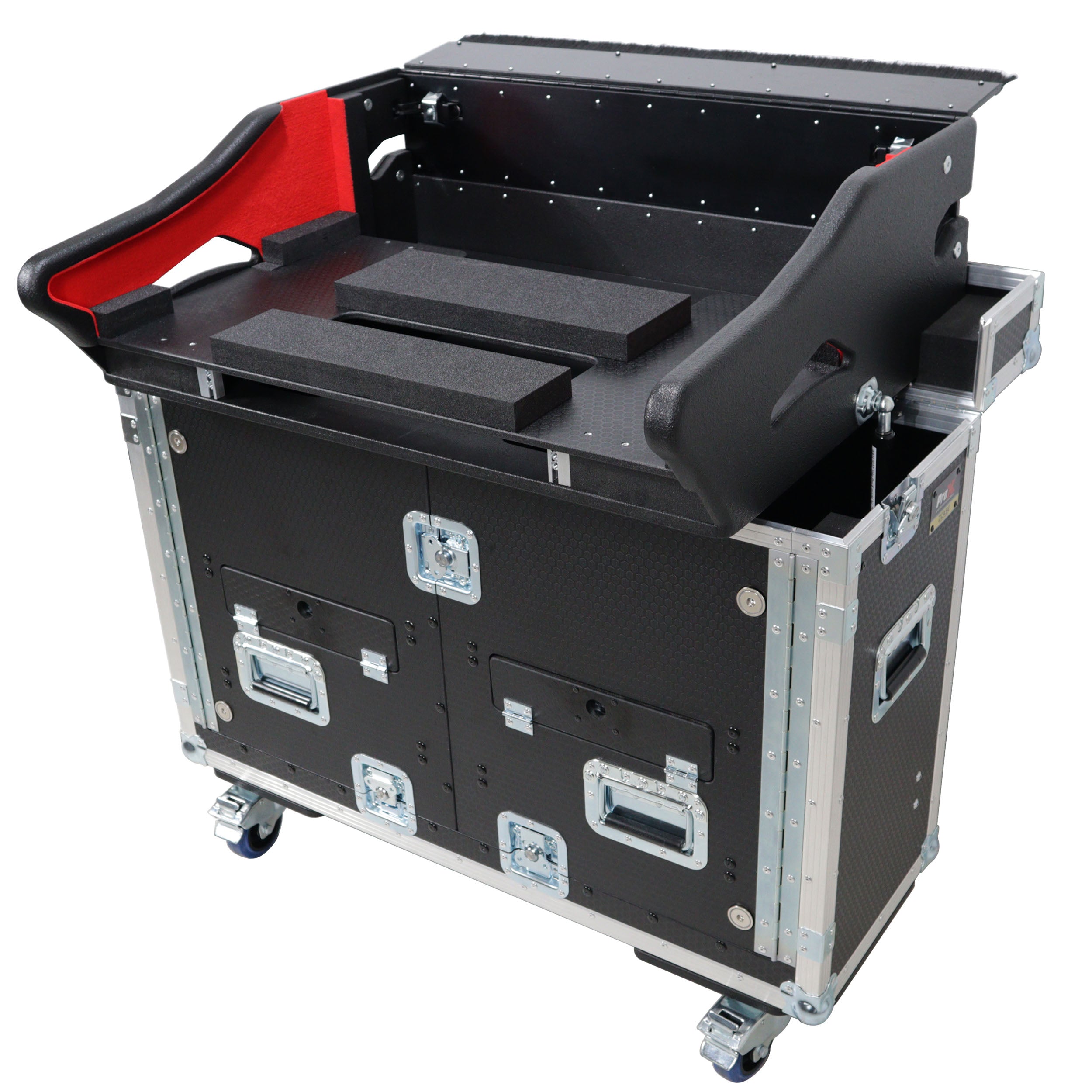 ProX Allen and Heath SQ7 Flip-Ready Hydraulic Console Easy Retracting Lifting Case by ZCASE
