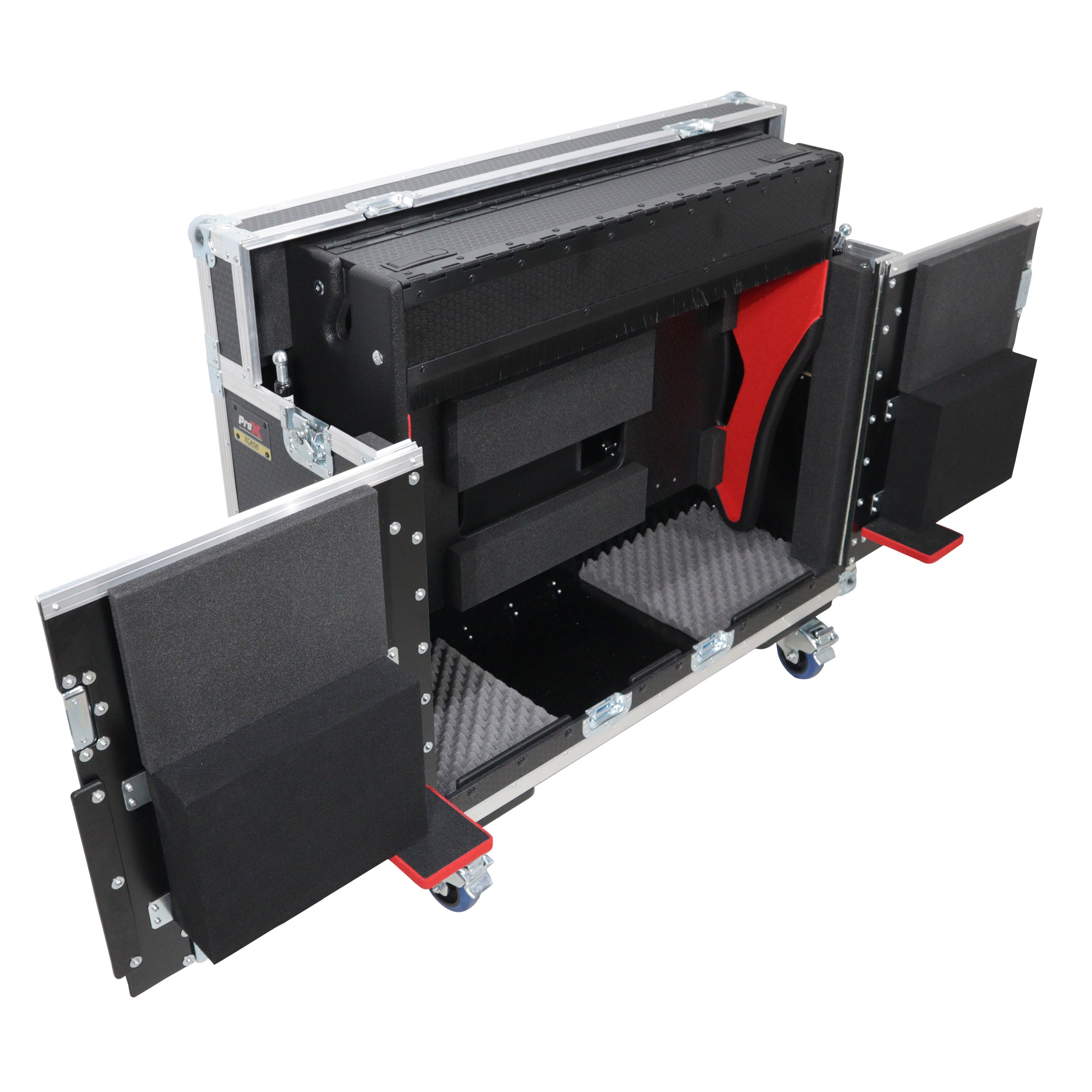 ProX Allen and Heath SQ7 Flip-Ready Hydraulic Console Easy Retracting Lifting Case by ZCASE