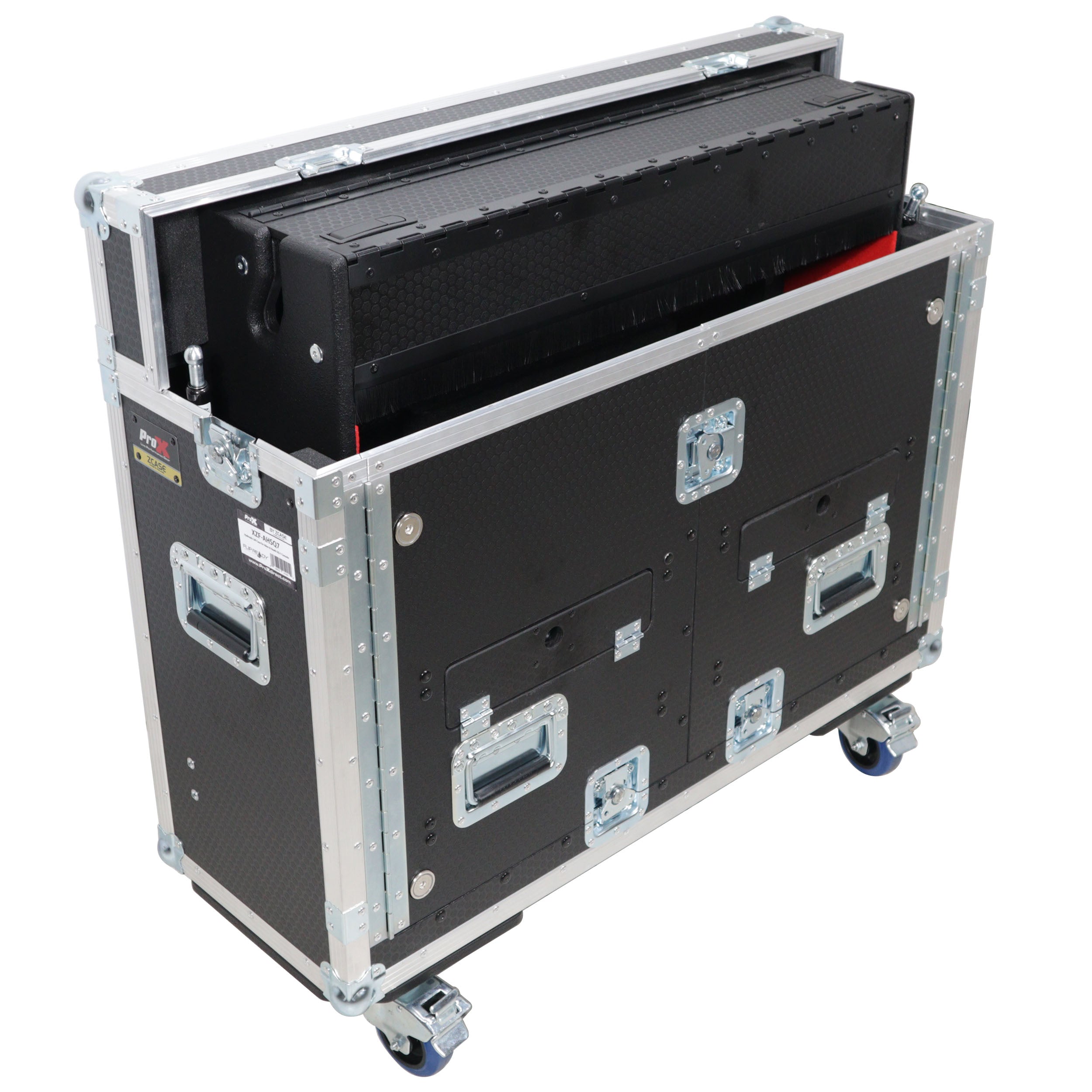 ProX Allen and Heath SQ7 Flip-Ready Hydraulic Console Easy Retracting Lifting Case by ZCASE