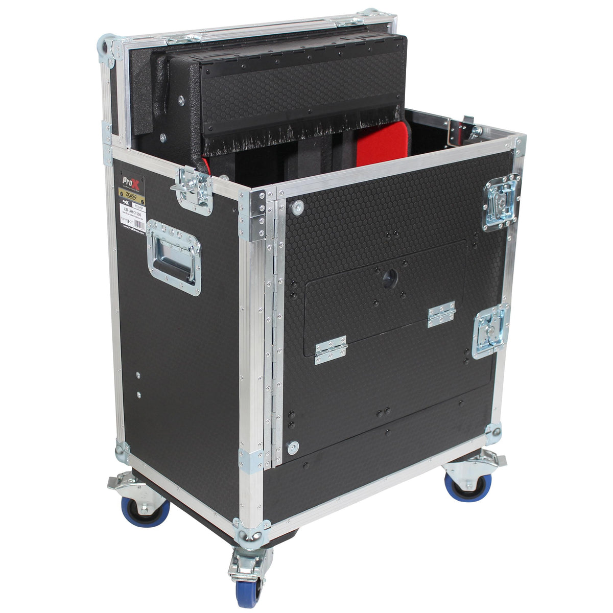 ProX Allen and Heath DLive C1500 Flip-Ready Hydraulic Console Easy Retracting Lifting Case by ZCASE.
