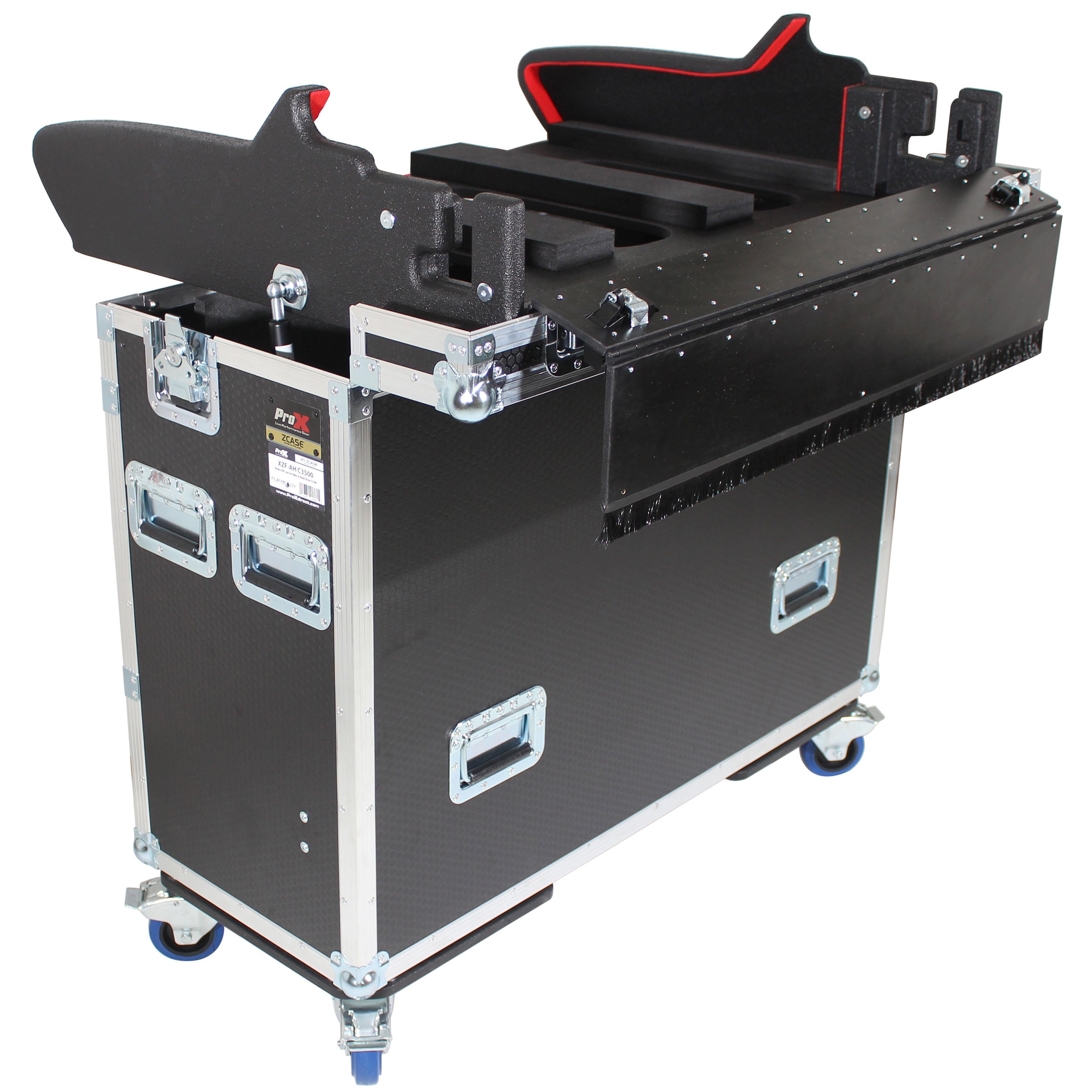 ProX Allen and Heath DLive S5000 Flip-Ready Hydraulic Console Easy Retracting Lifting Case by ZCASE