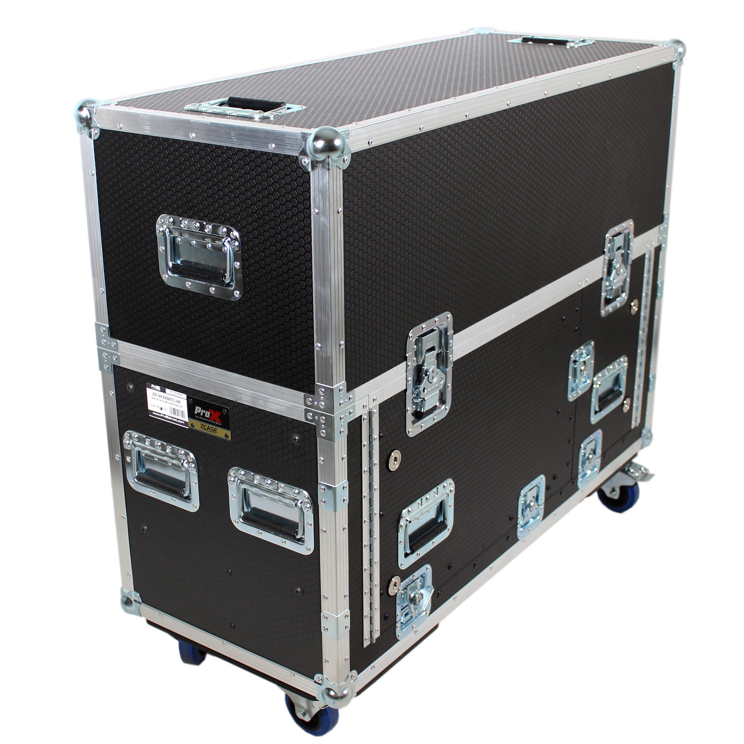 ProX Allen and Heath AVANTIS Flip-Ready Hydraulic Console Easy Retracting Lifting 2U Rack Space Case by ZCASE