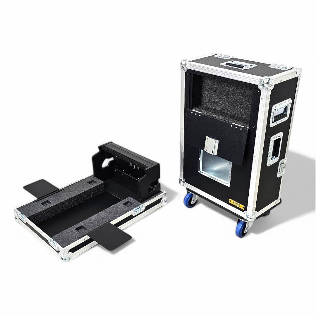 ProX ATA Digital Audio Mixer Flight Case for Behringer WING Compact Console with Doghouse compartment and Caster wheels