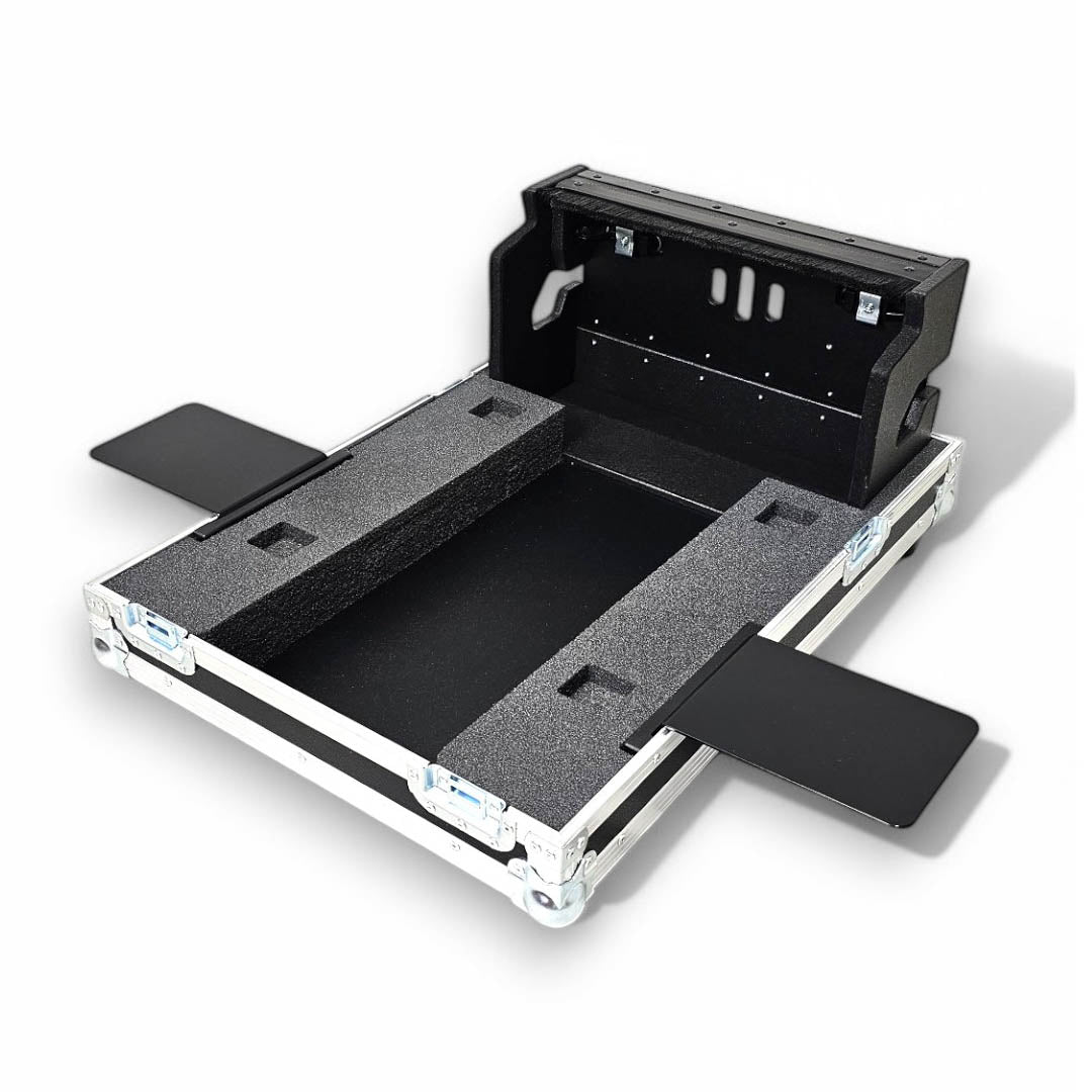 ProX ATA Digital Audio Mixer Flight Case for Behringer WING Compact Console with Doghouse compartment and Caster wheels