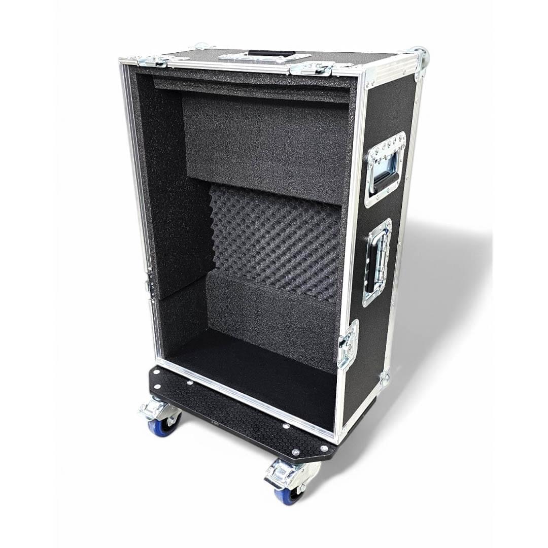 ProX ATA Digital Audio Mixer Flight Case for Behringer WING Compact Console with Doghouse compartment and Caster wheels.