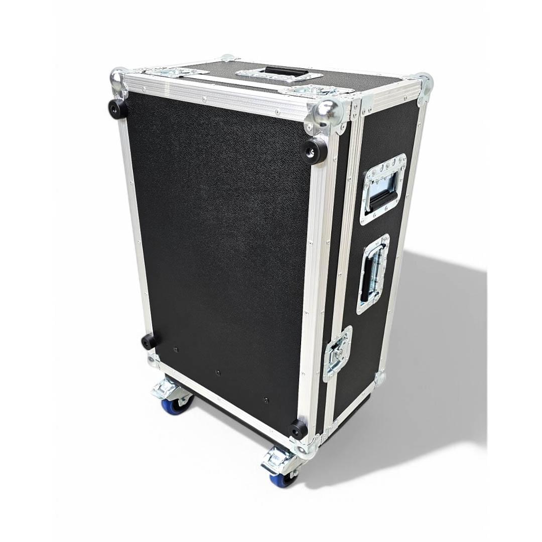 ProX ATA Digital Audio Mixer Flight Case for Behringer WING Compact Console with Doghouse compartment and Caster wheels.