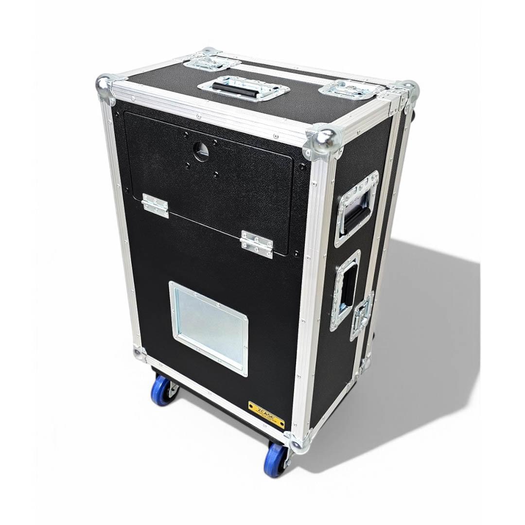 ProX ATA Digital Audio Mixer Flight Case for Behringer WING Compact Console with Doghouse compartment and Caster wheels.