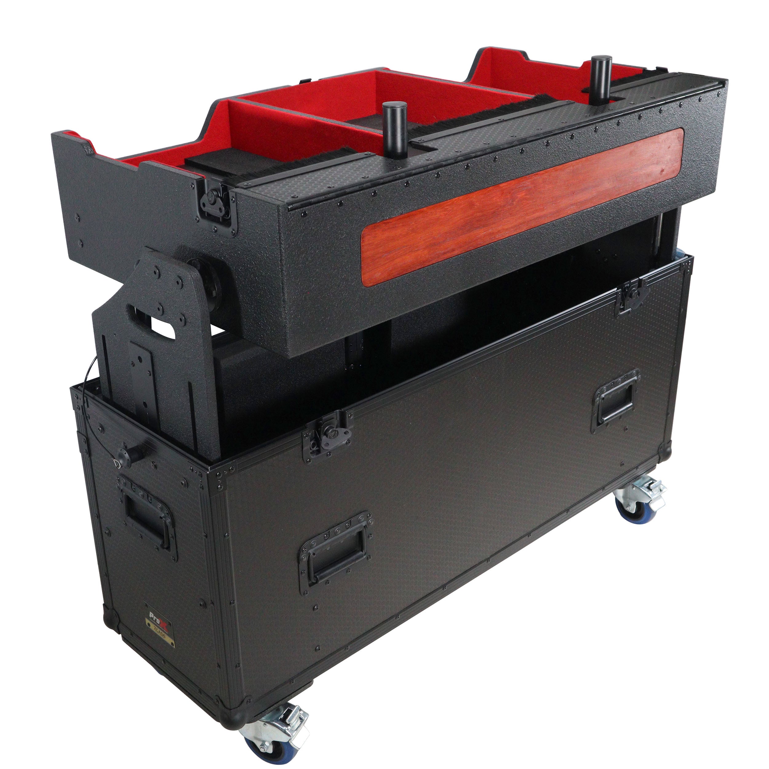 ProX Flip-Ready Easy Retracting Hydraulic Lift Case for Pioneer CDJ-3000 and DJM-900 NXS2 System