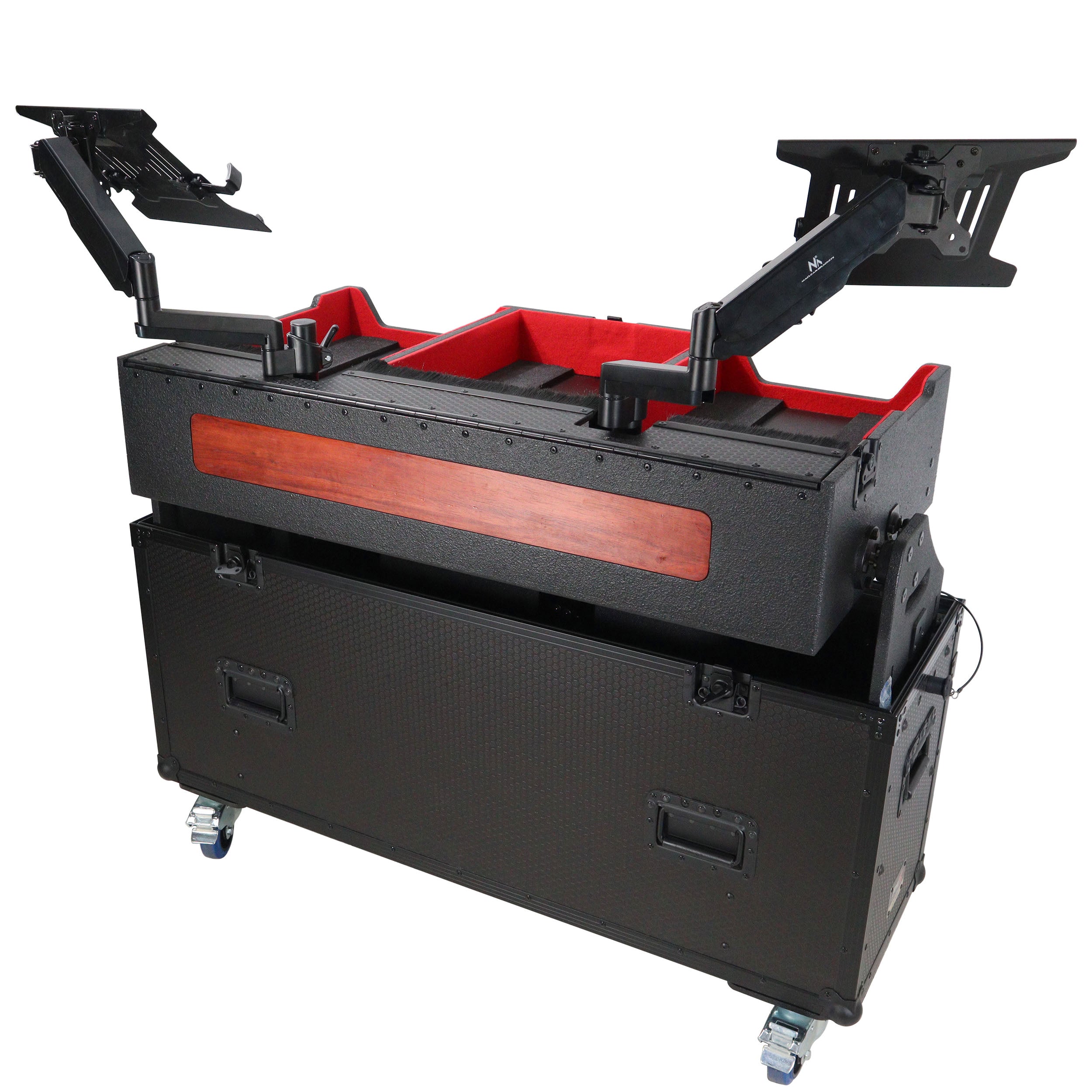 ProX Flip-Ready Easy Retracting Hydraulic Lift Case for Pioneer CDJ-3000 and DJM-900 NXS2 System