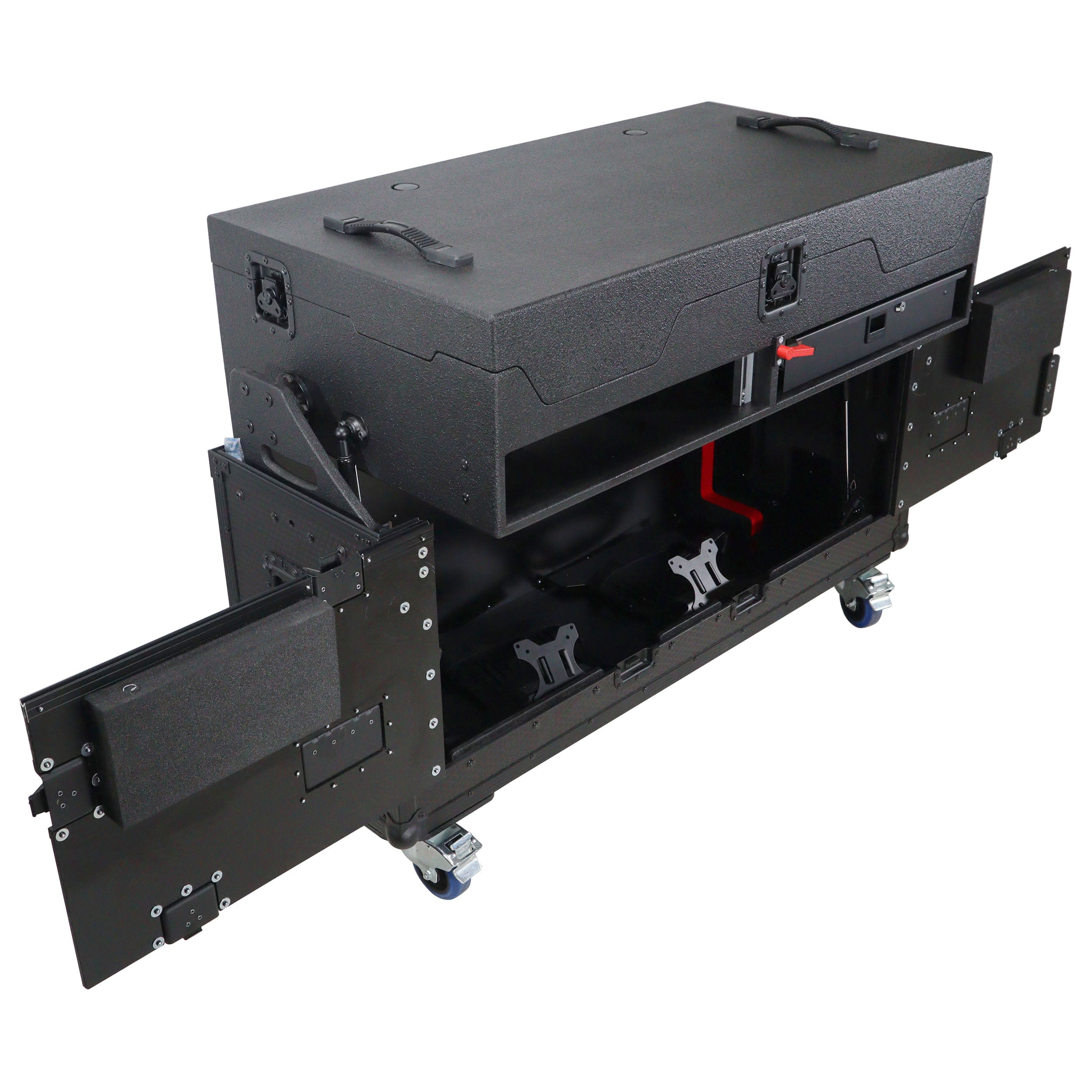 ProX Flip-Ready Easy Retracting Hydraulic Lift Case for Pioneer CDJ-3000 and DJM-900 NXS2 System