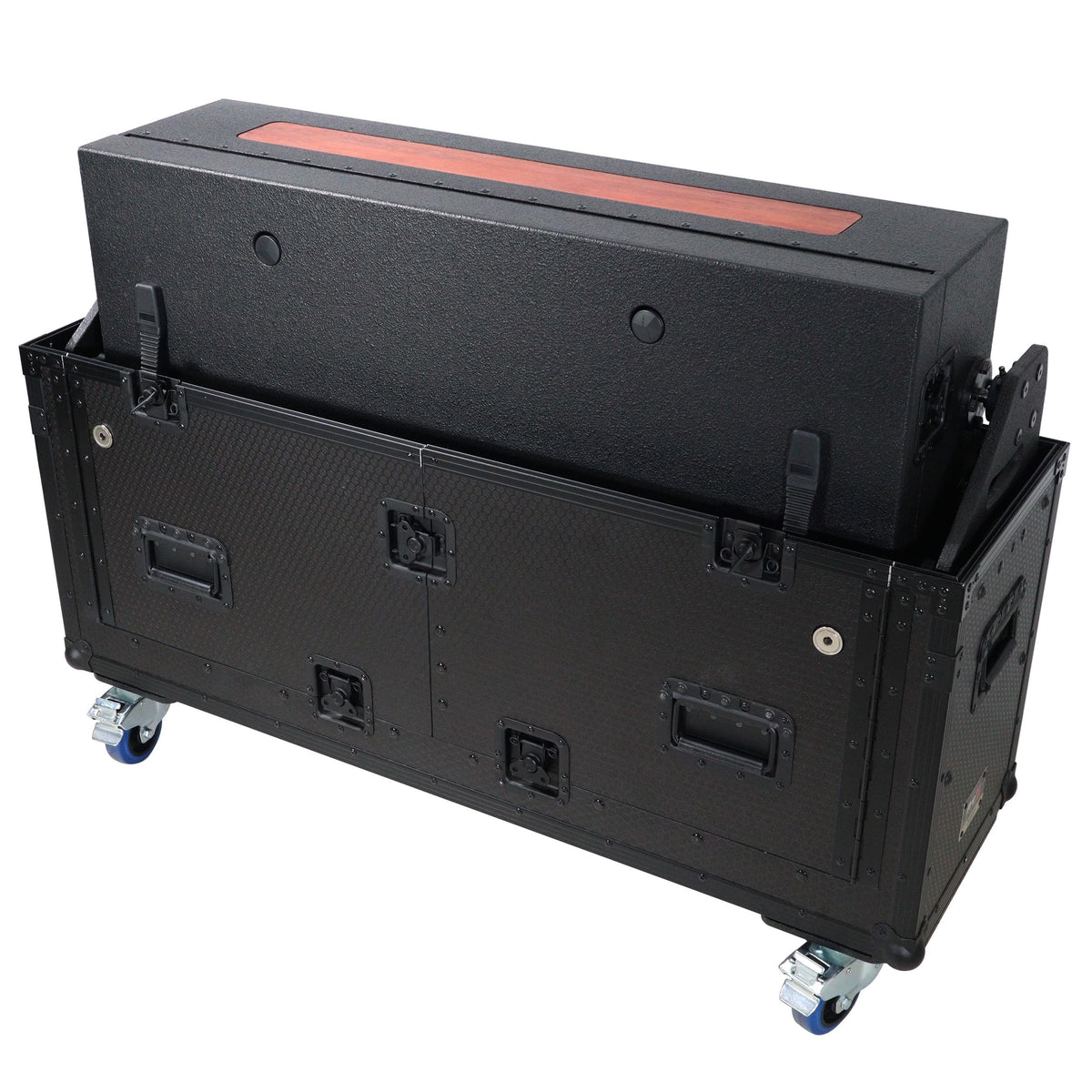 ProX Flip-Ready Easy Retracting Hydraulic Lift Case for Pioneer CDJ-3000 and DJM-900 NXS2 System.