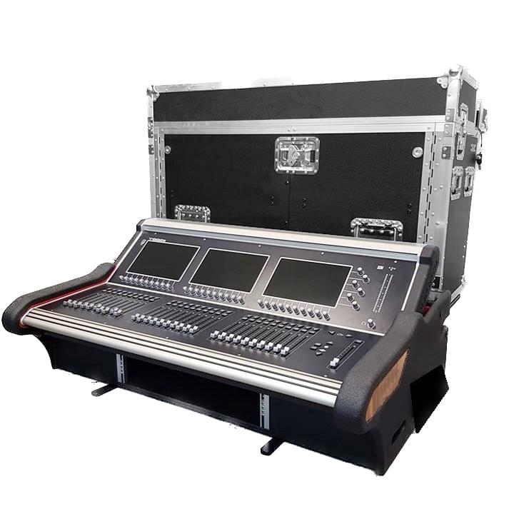 ProX Flip-Ready Detachable Easy Retracting Hydraulic Lift Case for Digico S31 Digital Mixing Console by ZCase®.