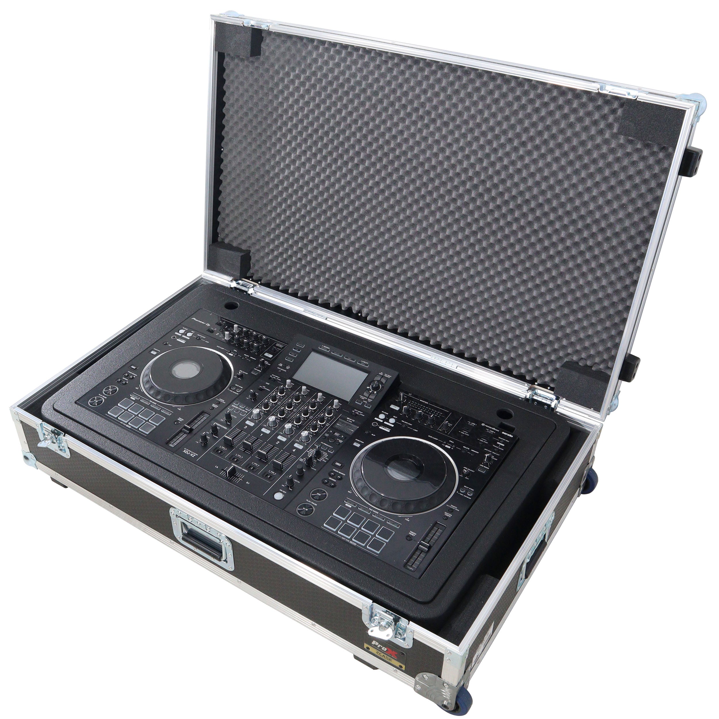 ProX Set of Two ATA Flight Style Road Cases for ProX Control Tower DJ Podium Travel Stand