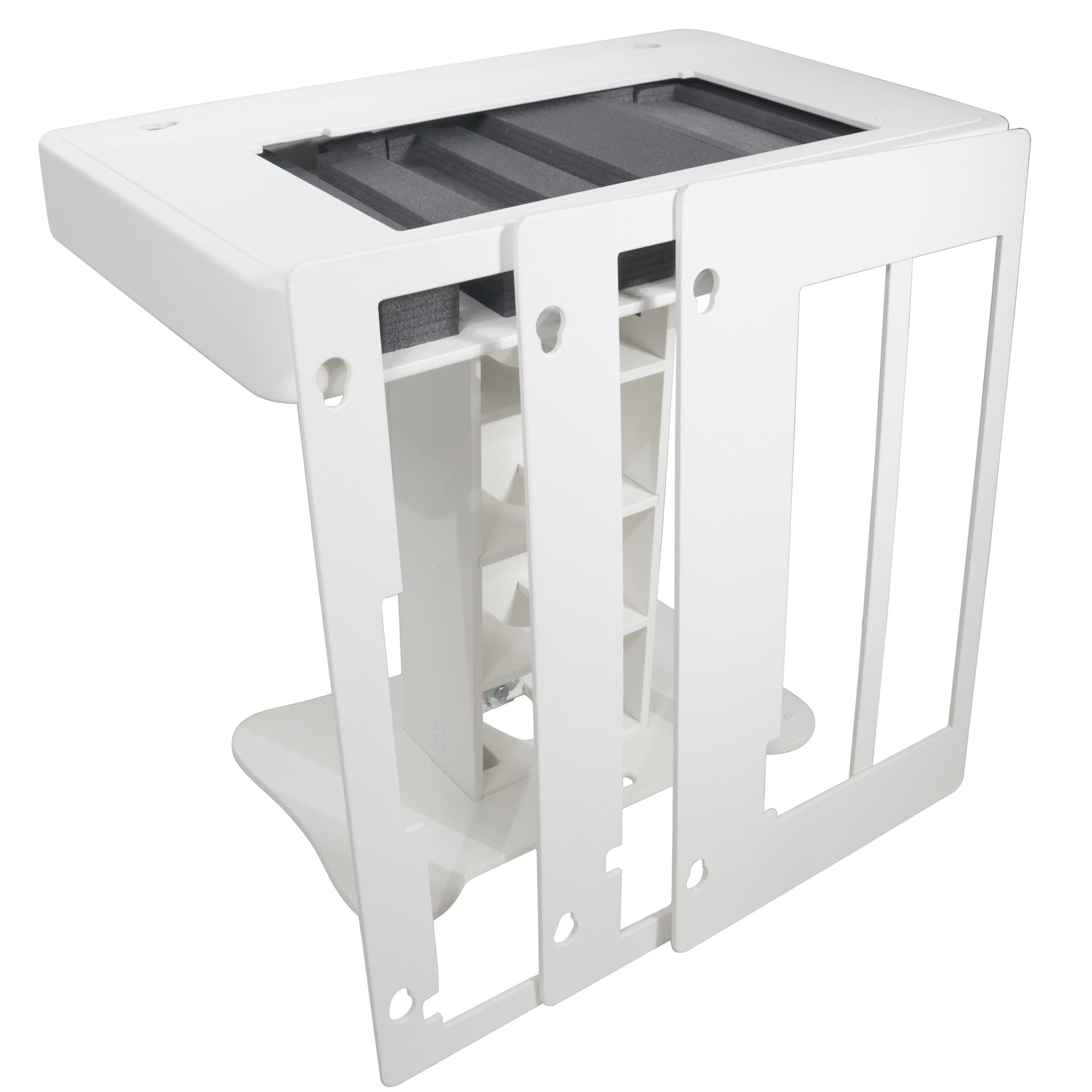 ProX Control Tower DJ Podium for Pioneer DDJ-REV7 XDJ-XZ FLX10 RANE Four - White Finish