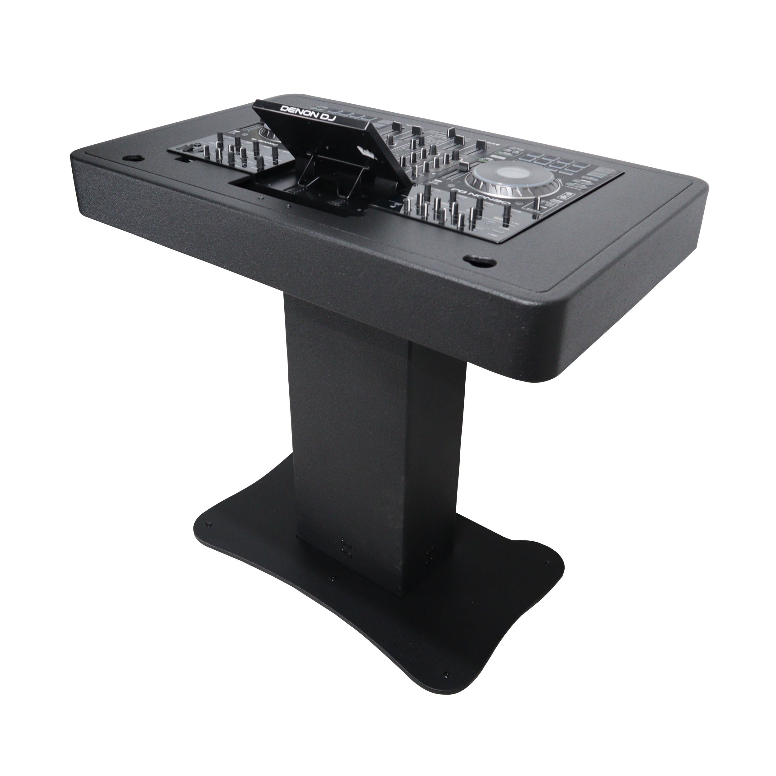 ProX Replacement for Denon PRIME 4 Top Face Plate for Control Tower DJ Podium Black Finish