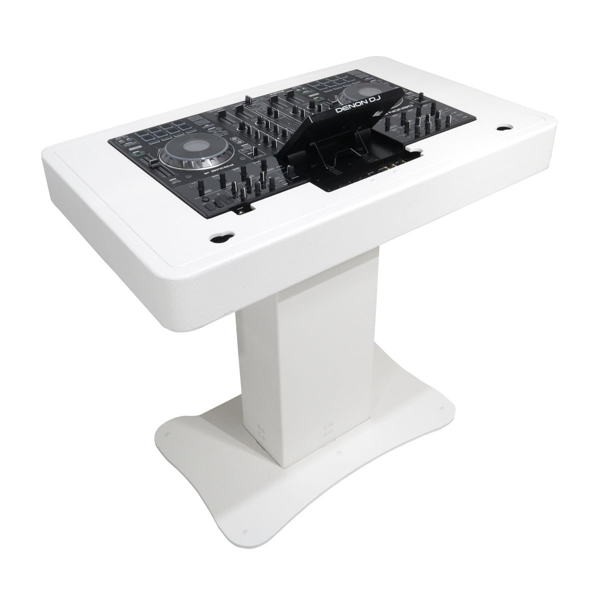 ProX Replacement for Denon PRIME 4 Top Face Plate for Control Tower DJ Podium White Finish.