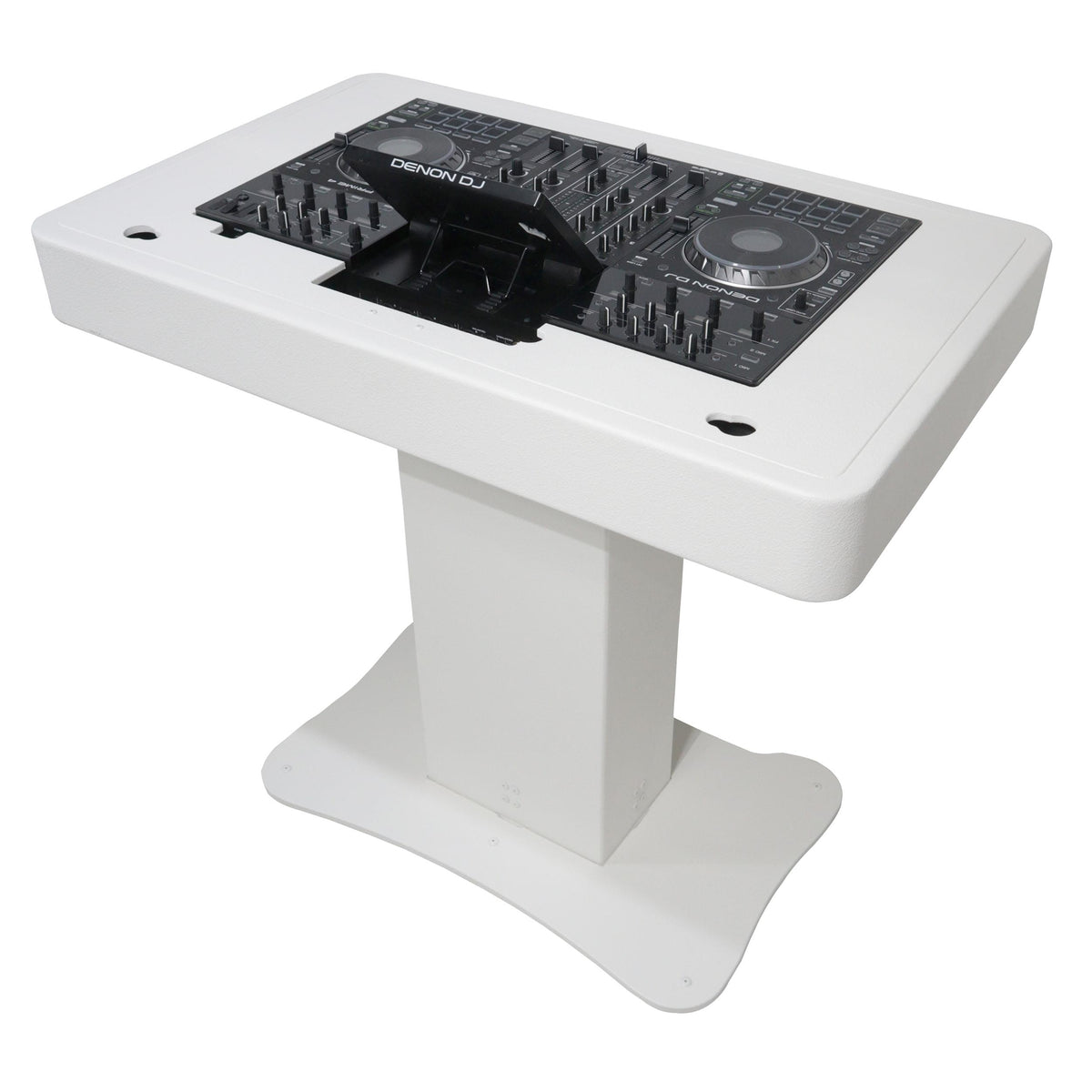 ProX Replacement for Denon PRIME 4 Top Face Plate for Control Tower DJ Podium White Finish.