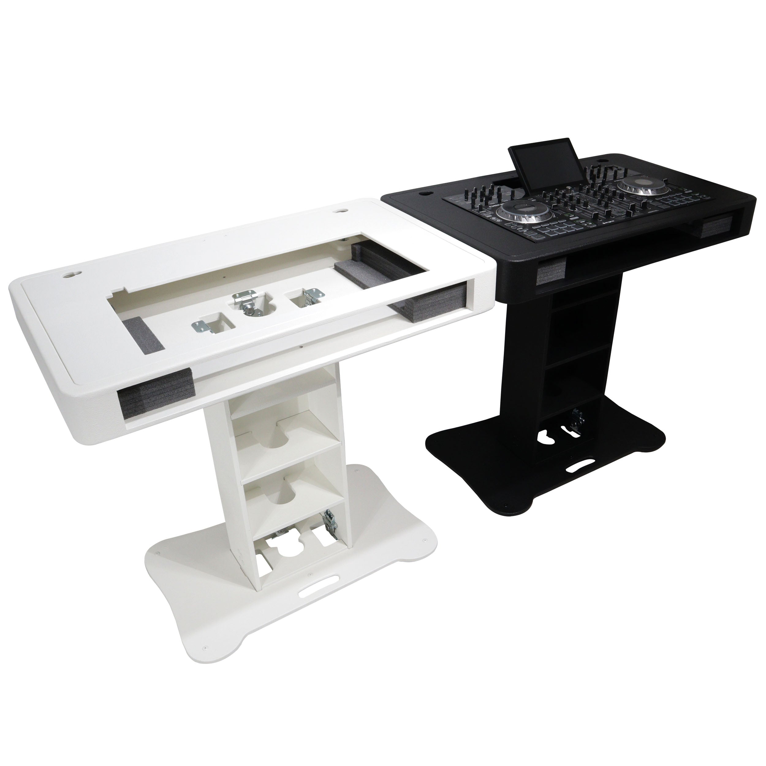 ProX Replacement for Denon PRIME 4 Top Face Plate for Control Tower DJ Podium White Finish