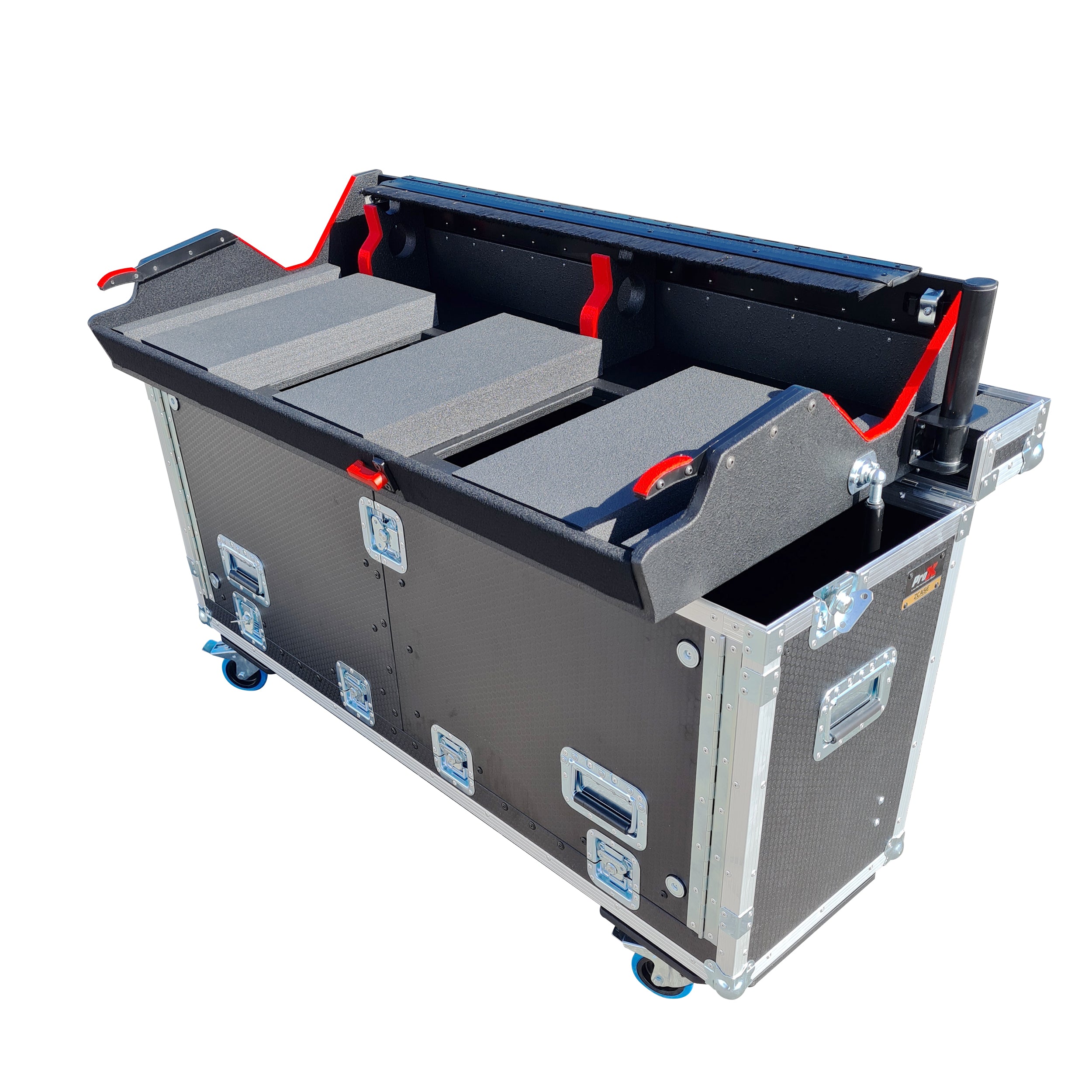 ProX Flip-Ready Easy Retracting Case for grandMA3 Full-size Console by ZCase