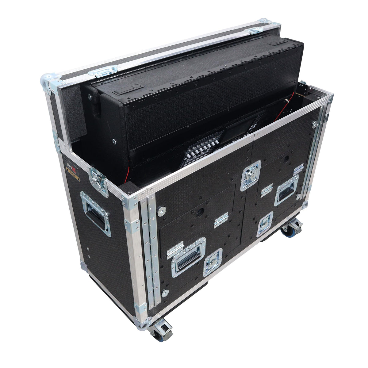 ProX Flip-Ready Easy Retracting Hydraulic Lift Case for PreSonus StudioLive 64S & 32S Mixing Console.