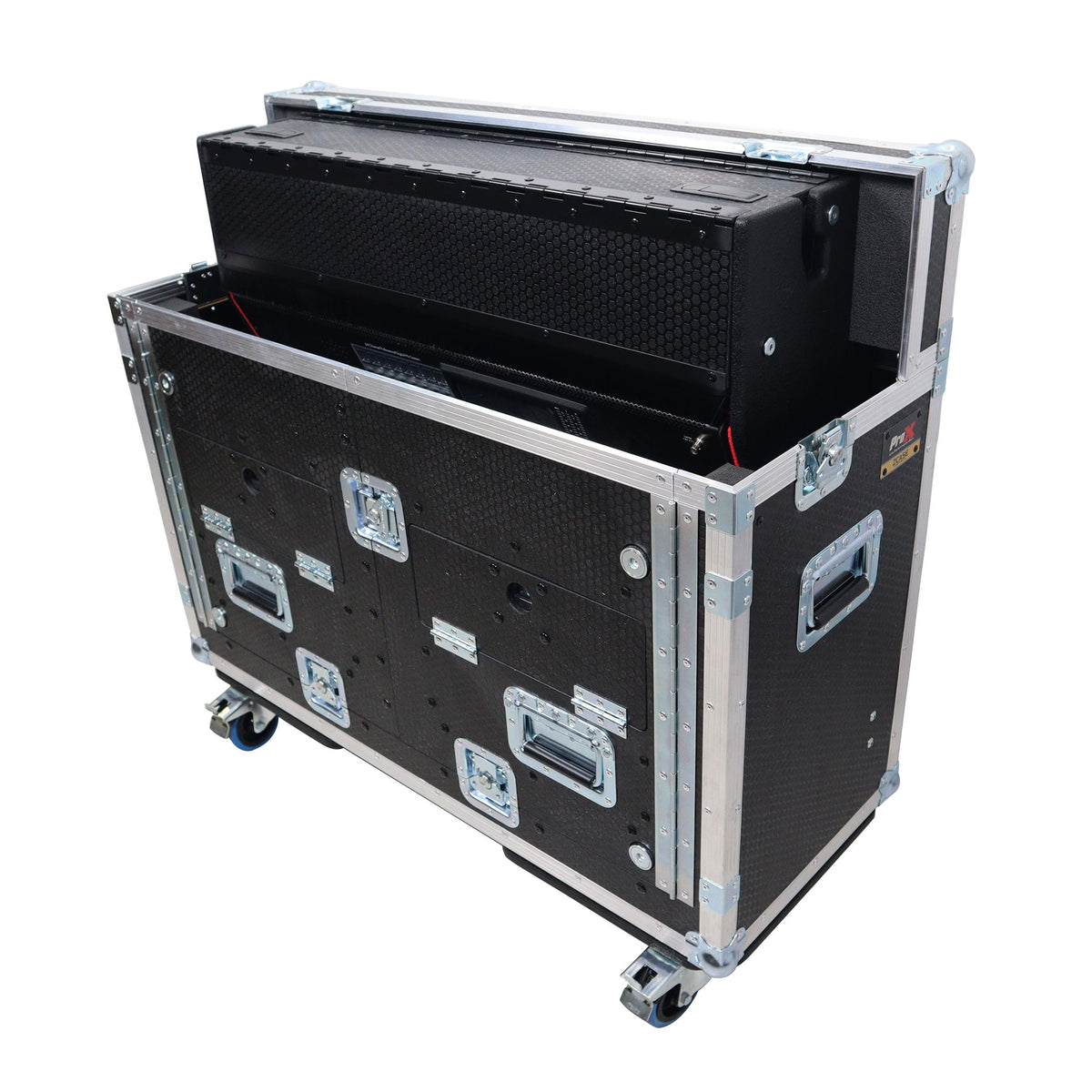 ProX Flip-Ready Easy Retracting Hydraulic Lift Case for PreSonus StudioLive 64S & 32S Mixing Console.