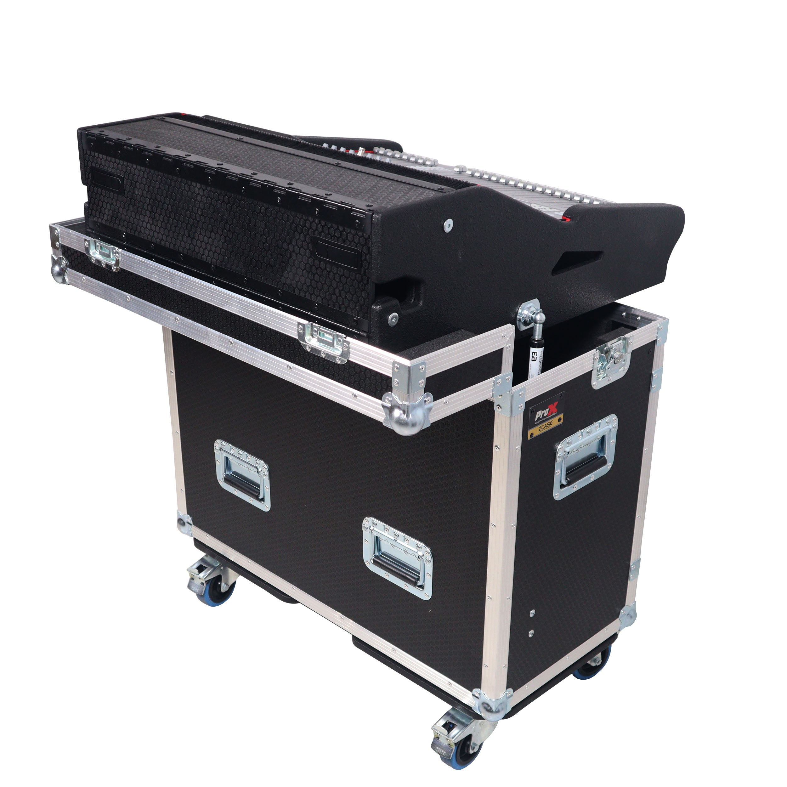 ProX Flip-Ready Easy Retracting Hydraulic Lift Case for PreSonus StudioLive 32SX Mixing Console
