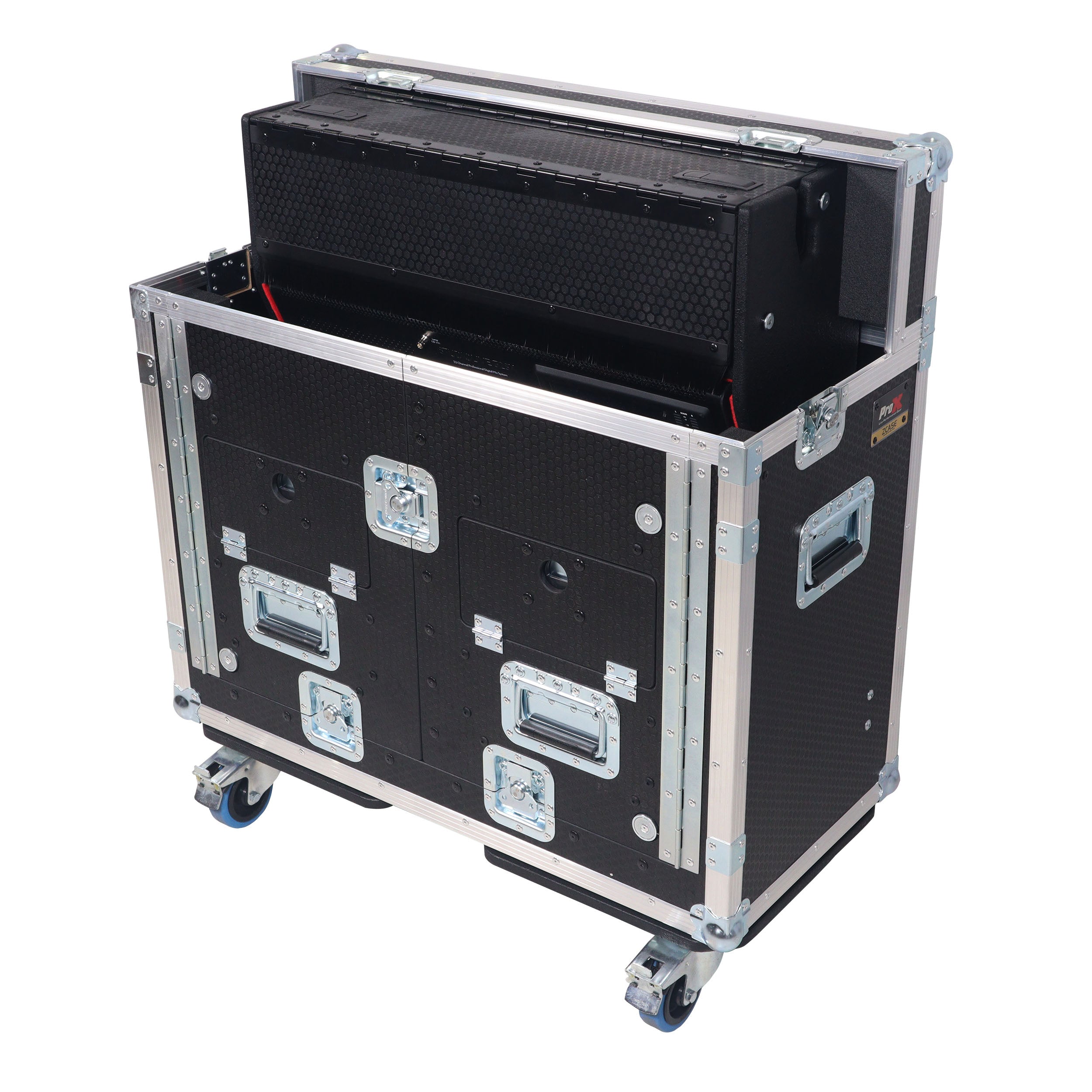 ProX Flip-Ready Easy Retracting Hydraulic Lift Case for PreSonus StudioLive 32SX Mixing Console