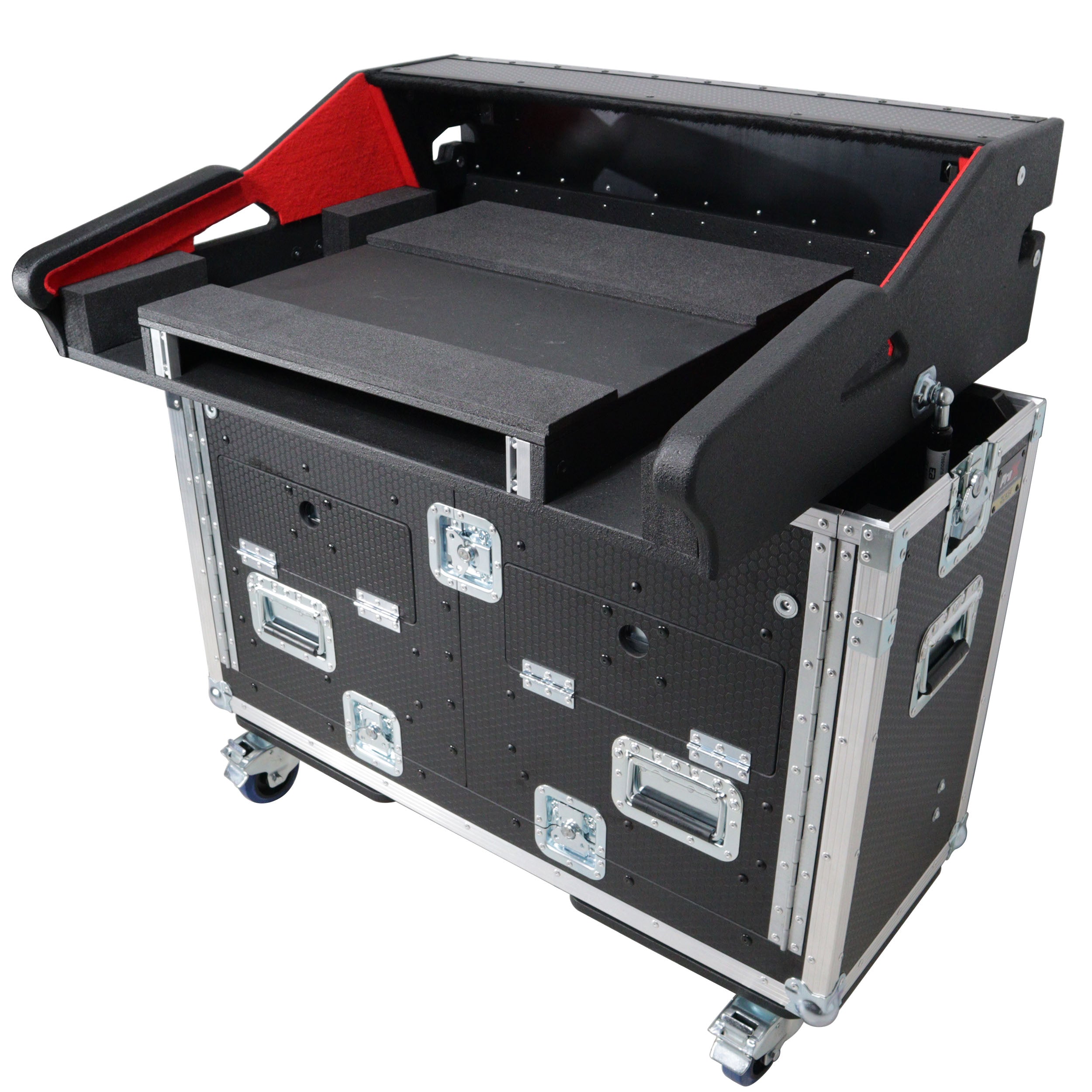 ProX Flip-Ready Easy Retracting Hydraulic Lift Case for PreSonus StudioLive 32C Mixing Console