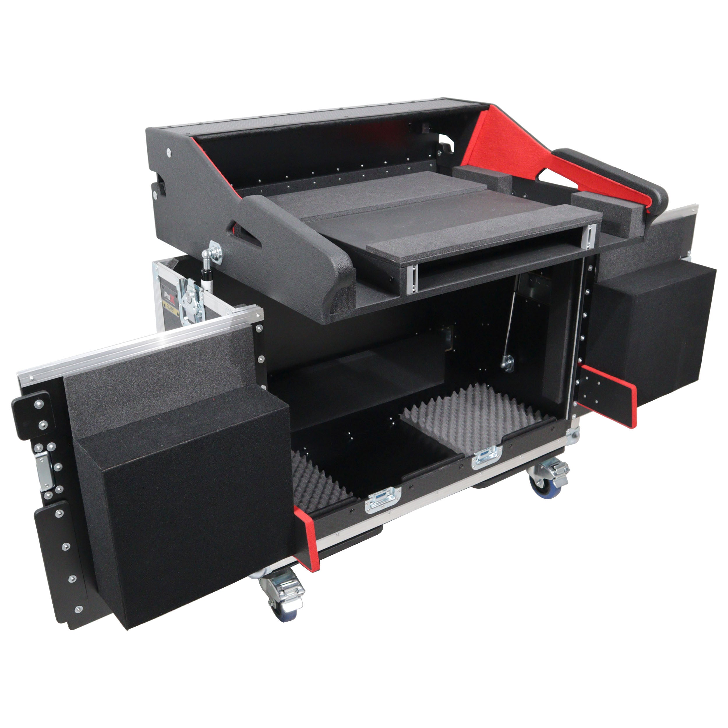 ProX Flip-Ready Easy Retracting Hydraulic Lift Case for PreSonus StudioLive 32C Mixing Console