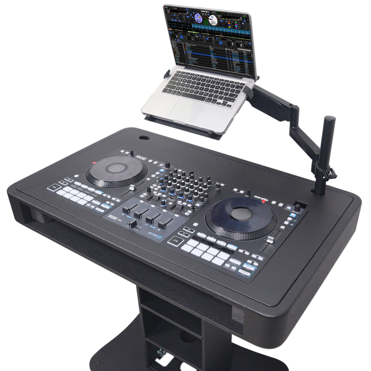 ProX Replacement for RANE Four Top Face Plate for Control Tower DJ Podium Black Finish.