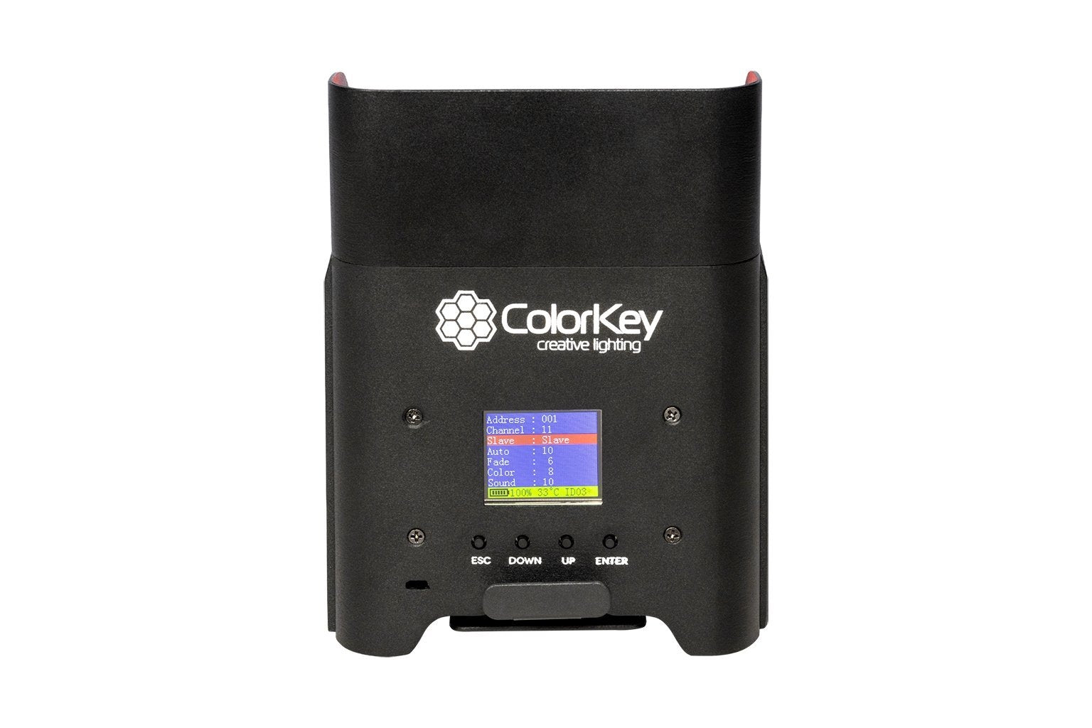 Colorkey AirPar HEX 4 Pack - 4-Pack AirPar HEX 4 Wireless Battery-powered Upligh with Hardshell Case