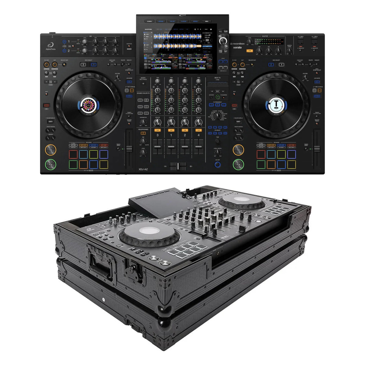 AlphaTheta XDJ-AZ + Magma MGA41040 Flight Case Bundle