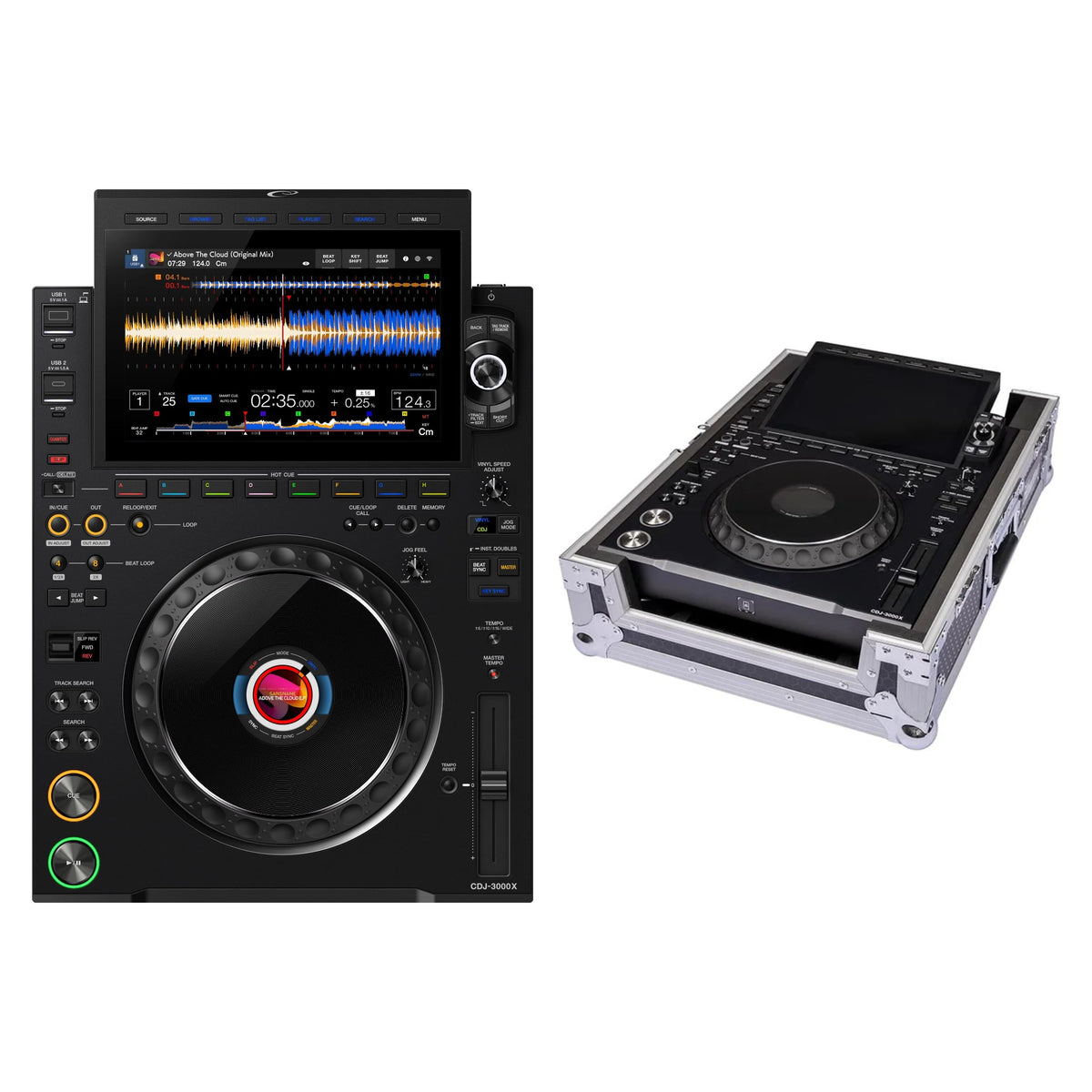AlphaTheta CDJ-3000X + Headliner HL10207 Case Bundle