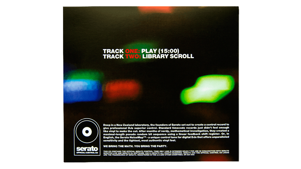 Serato Official Control CDs (Pair).