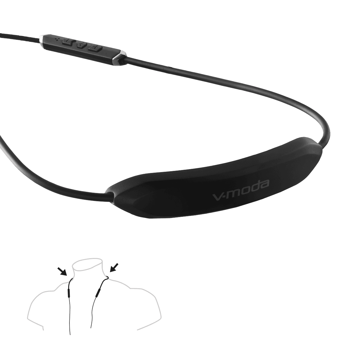 V-Moda Forza Metallo Wireless - In-ears Bluetooth earphones (Silver) (FRZM-W-SV) - Final Clearance!.