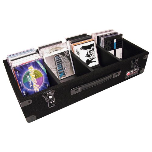 Odyssey CCD300E - Carpeted CD Case Holds 100 Jewel Cases or 300 View Packs