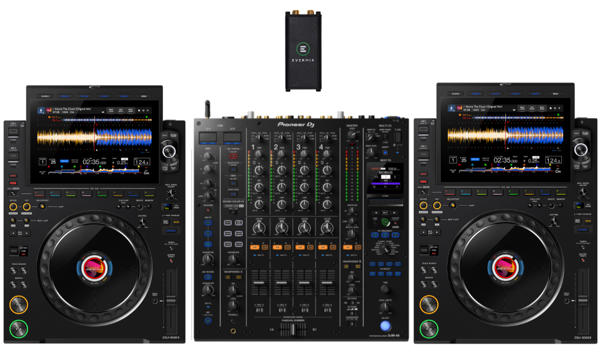 2x AlphaTheta CDJ-3000X + DJM-A9 + Streaming Component Bundle