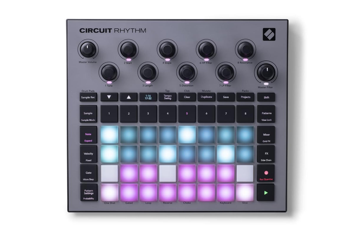 Novation Circuit Rhythm - Standalone Beatmaking Sampler.