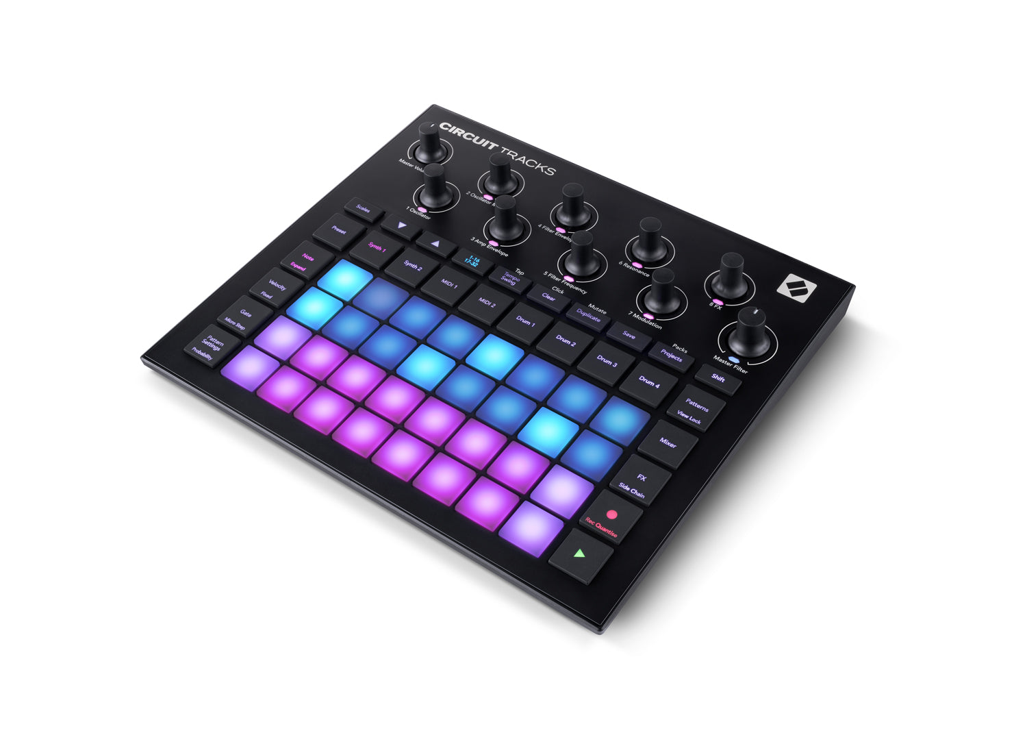 Novation Circuit Tracks - Standalone Groovebox with Synths, Drums and Sequencer