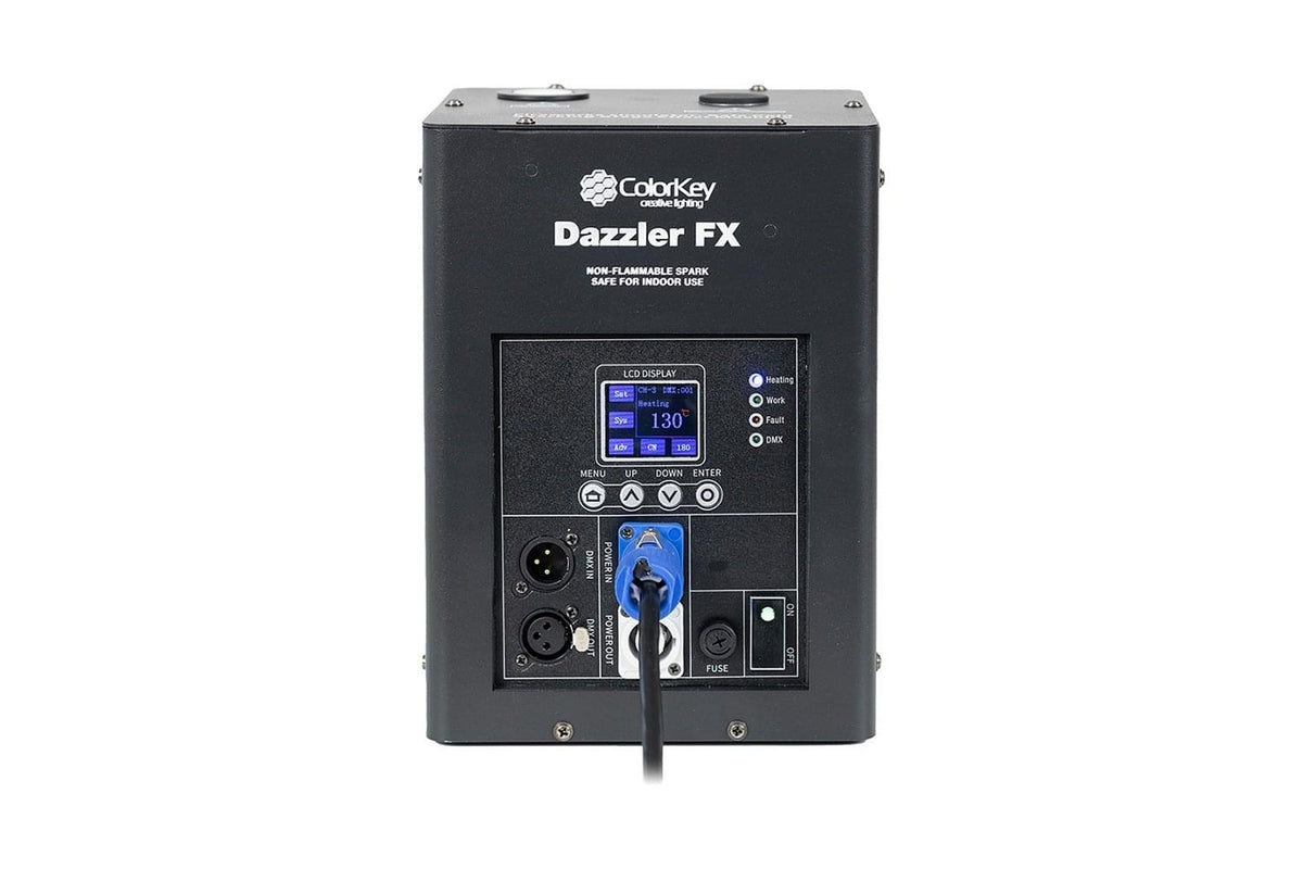 Colorkey Dazzler FX MK2 - Cold Spark Machine (Black).
