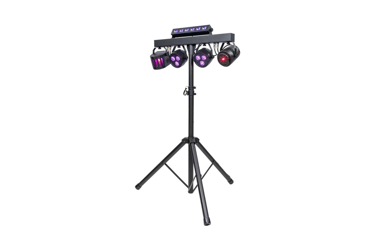 Colorkey PartyBar FX - Compact, all-in-one, Multi-effect Professional Lighting Package.