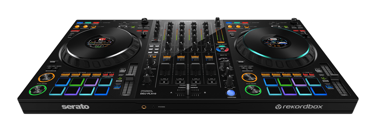 Pioneer DJ DDJ-FLX10 - 4-channel Performance DJ controller.