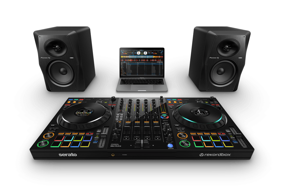 Pioneer DJ DDJ-FLX10 - 4-channel Performance DJ controller.