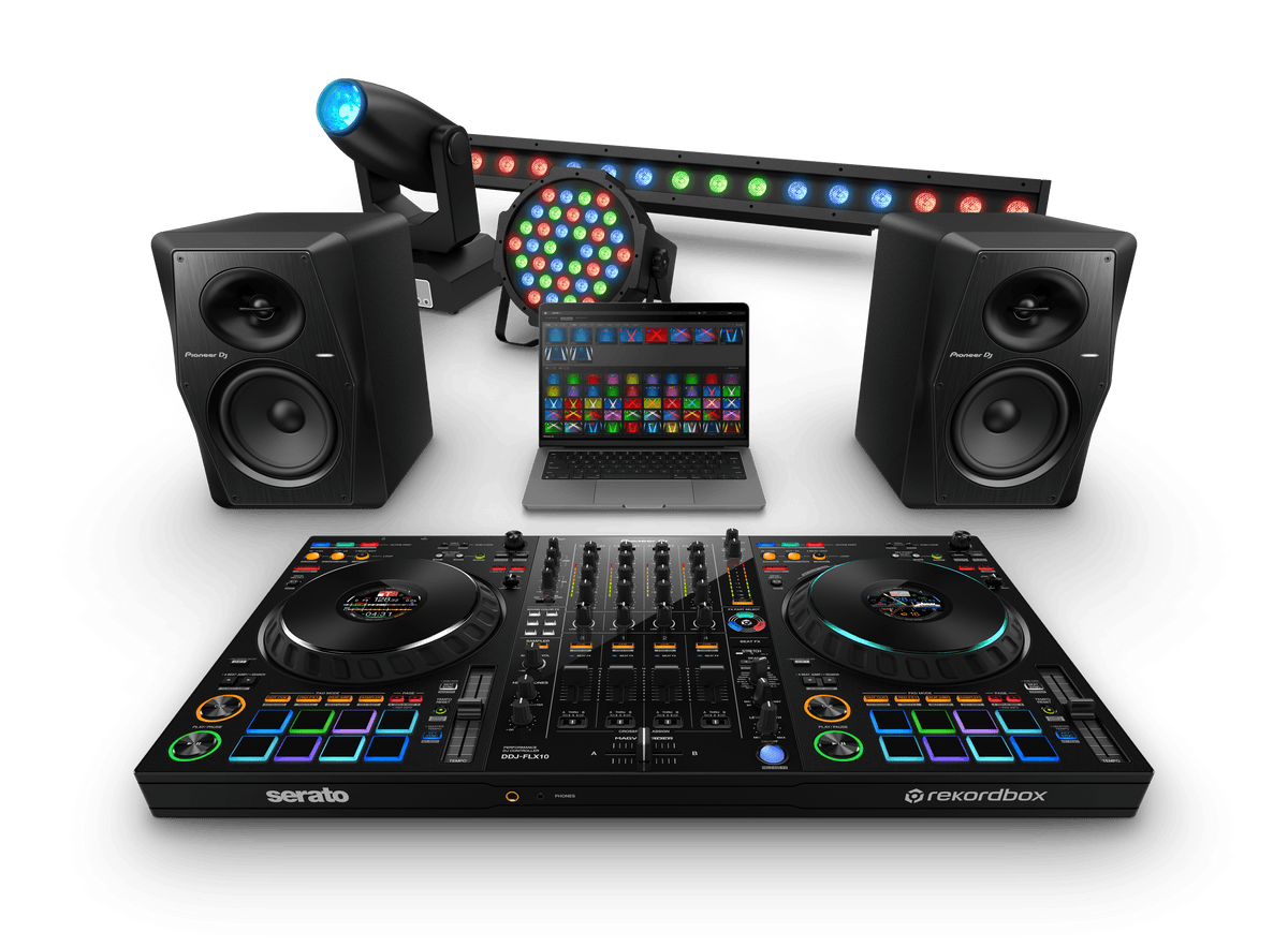 Pioneer DJ DDJ-FLX10 - 4-channel Performance DJ controller.