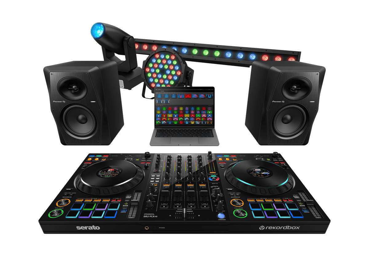 Pioneer DJ DDJ-FLX10 - 4-channel Performance DJ controller.