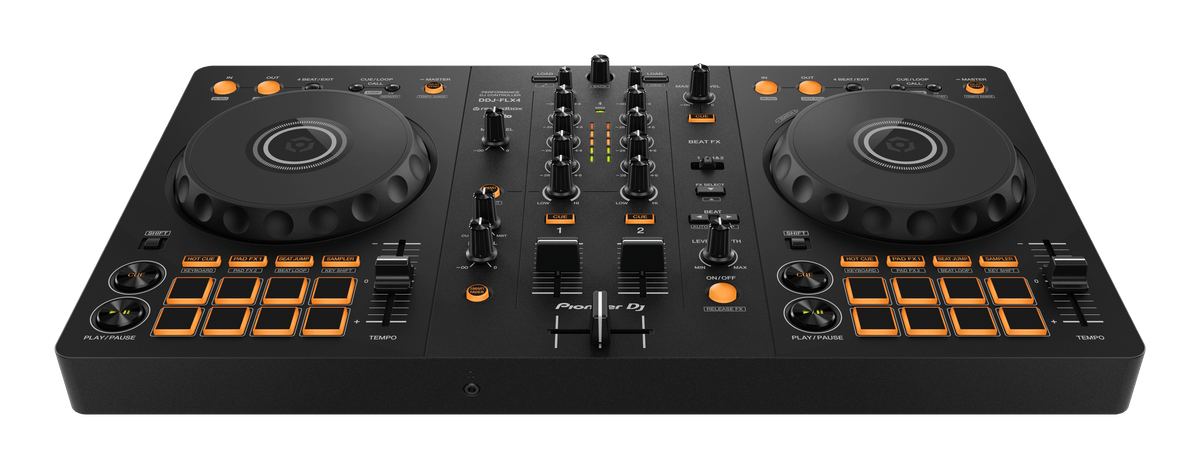 Pioneer DJ DDJ-FLX4 - 2-Channel DJ Controller for Rekordbox and Serato - FREE 30-Day Access for DDJ-FLX4 Complimentary Course!.